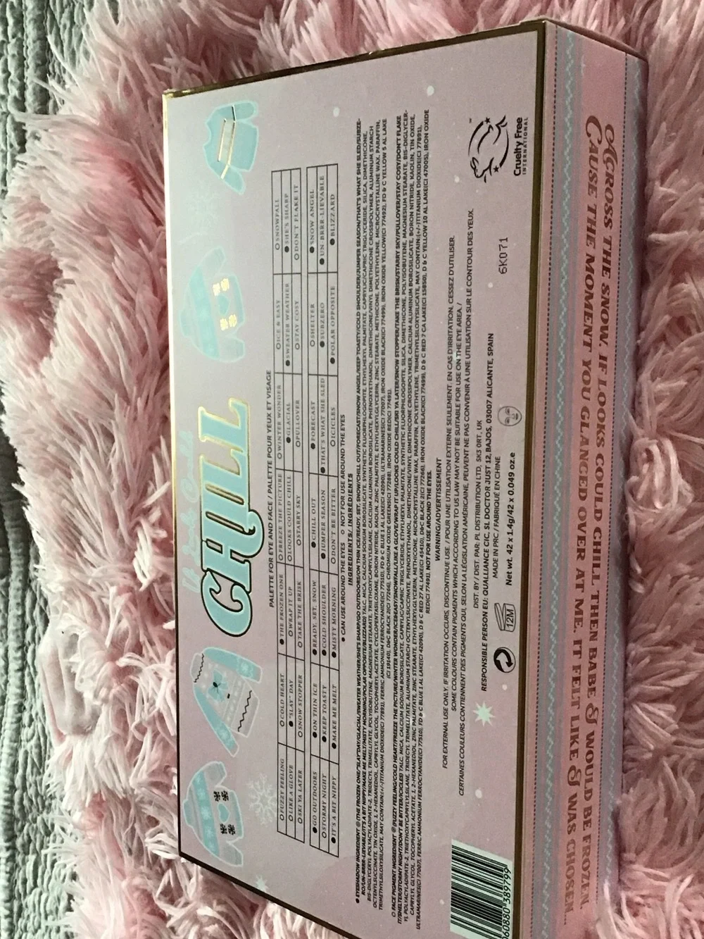 New Plouise If Looks Could Chill Eyeshadow Palette Blue Green Luxury Shades